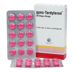 Гино-Тардиферон драже 80 0,35мг 30шт фото